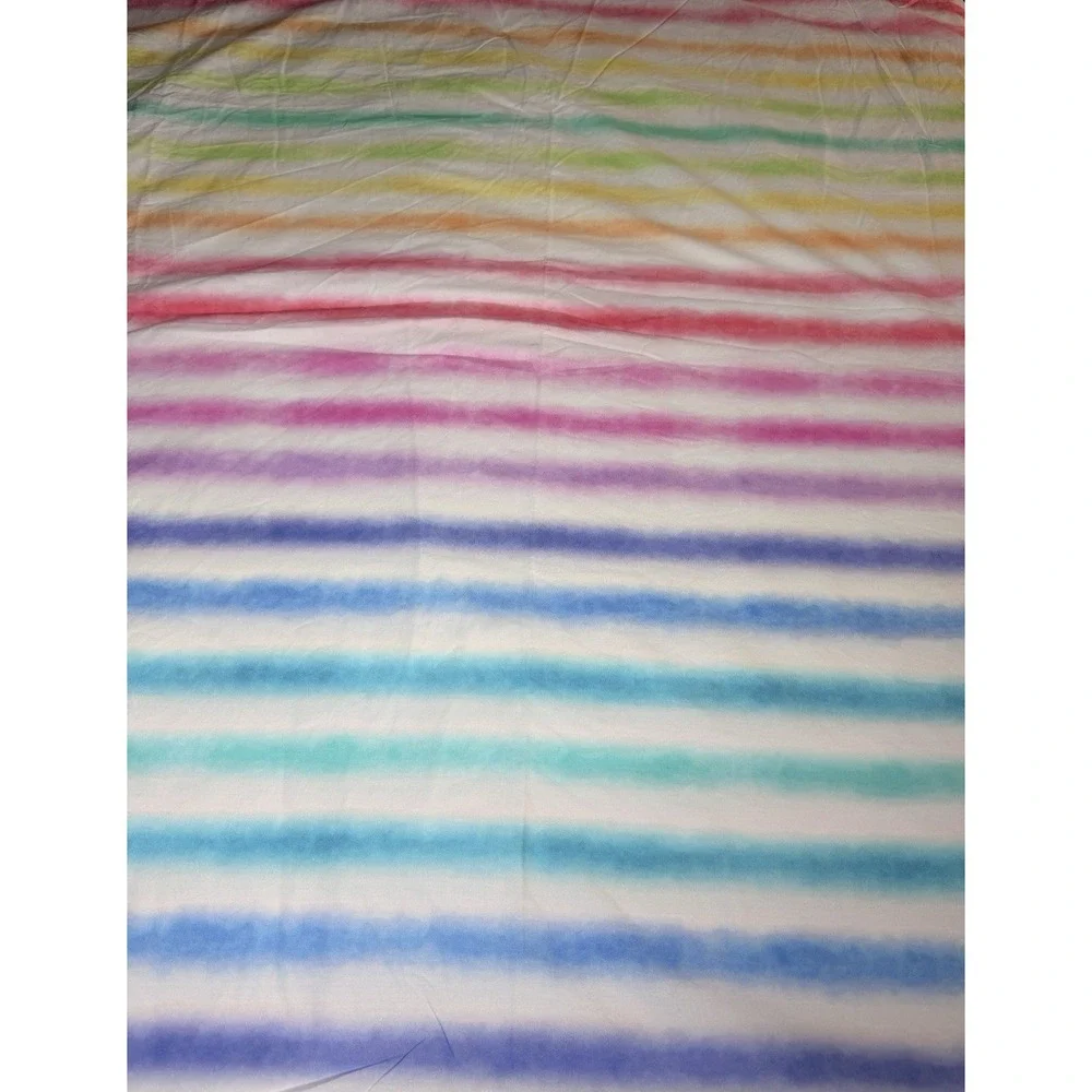 Pottery Barn Teen Watercolor‎ Duvet Cover Set Full Queen Rainbow Ombre Shams